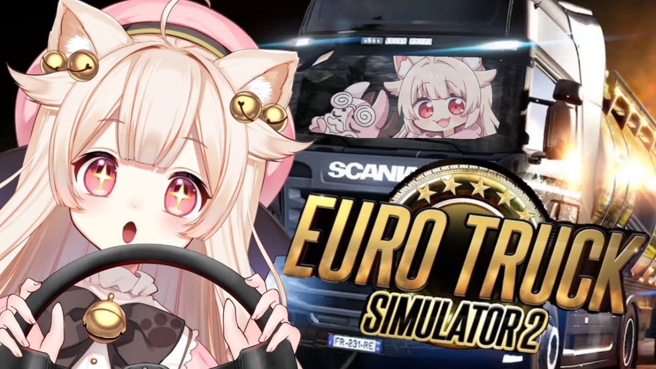 ゲーム┊【Euro Truck Simulator 2 】ご安全に.ᐟ.ᐟ夜のドライブ🔰🐾【#きめらの犬猫 / Vtuber】