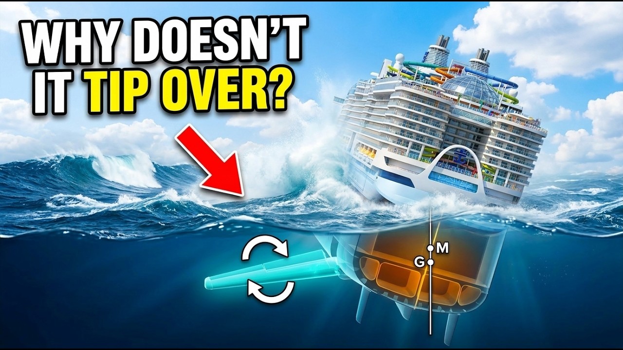 The Secret System That Stops Cruise Ships from Flipping