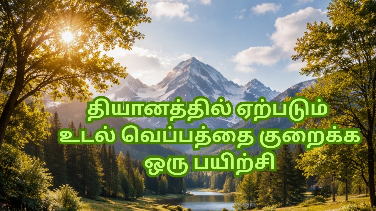 An Exercise to Reduce Body Heat in Yoga |  தியானத்தில் ஏற்படும் உடல் வெப்பத்தை குறைக்க ஒரு பயிற்சி