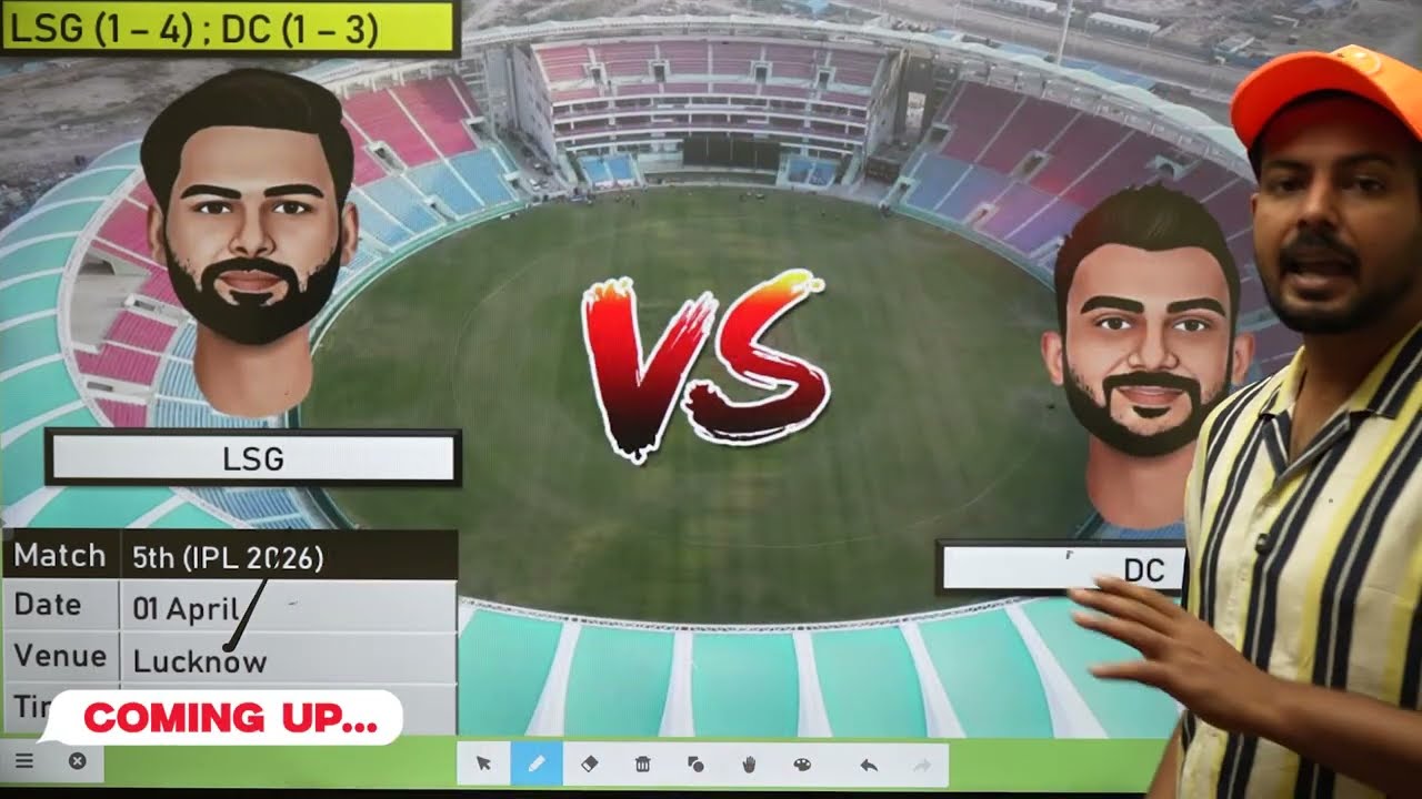 LSG vs DC Today Match Prediction | Lucknow vs Delhi 2026 Match 5