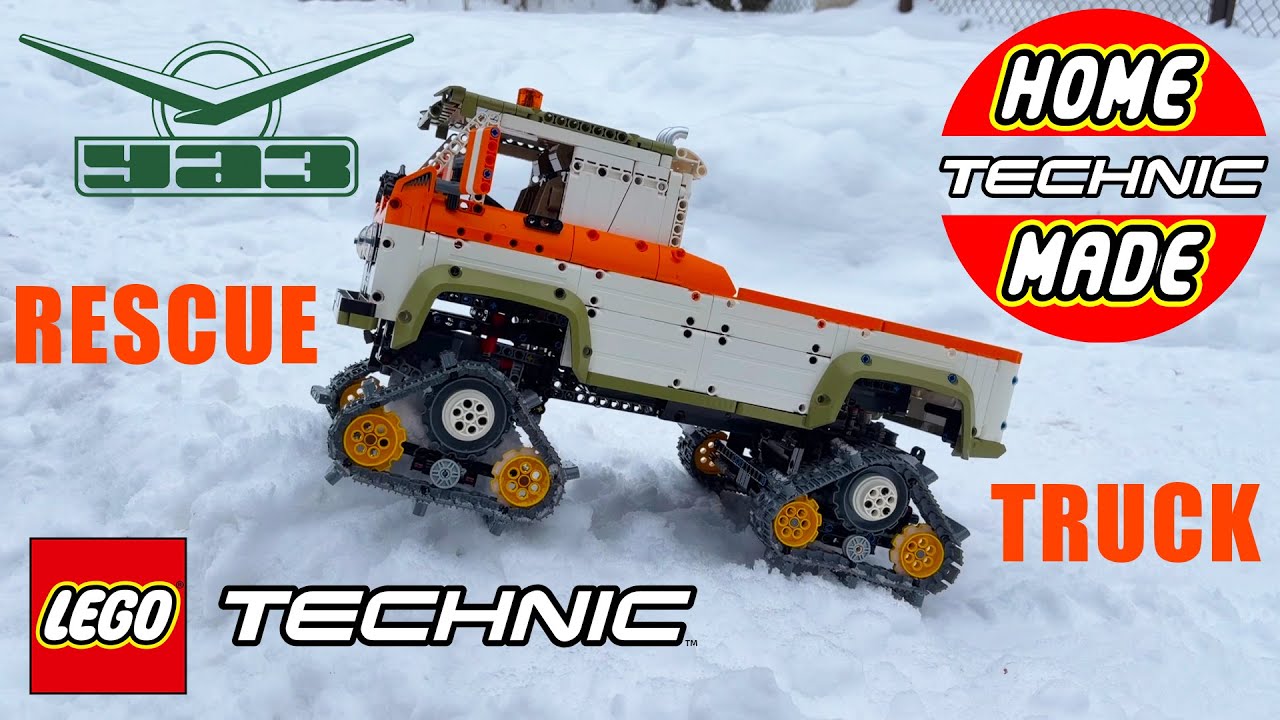 LEGO Technic UAZ Rescue Truck / Лего Техник УАЗ Спасатель