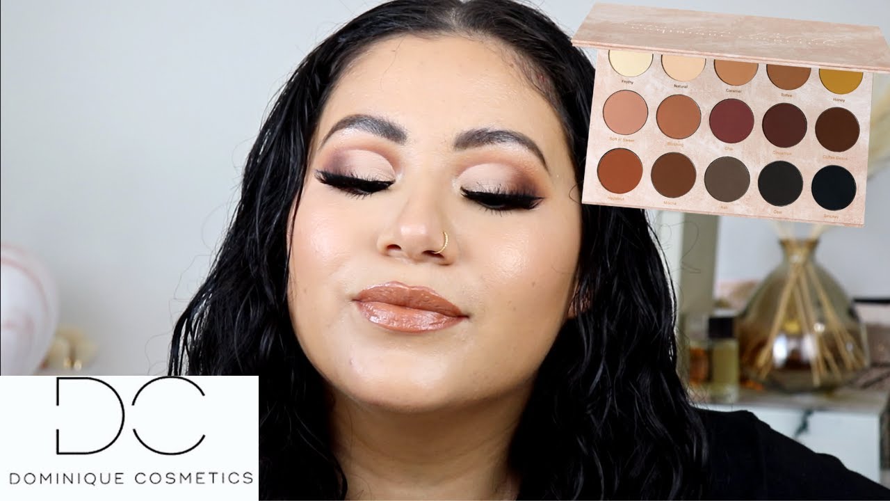 DOMINIQUE COSMETICS TRANSITION PALETTE | NEUTRAL MATTE MAKEUP LOOK