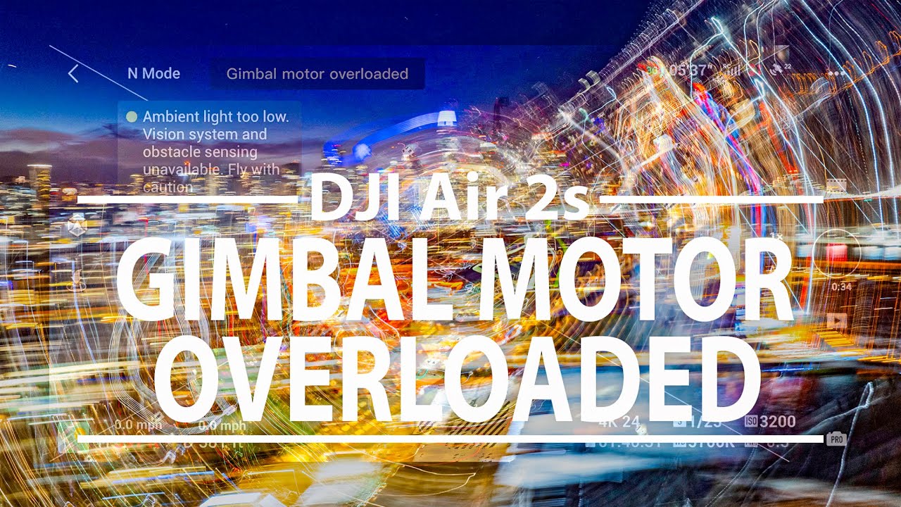 DJI Air 2s - Gimbal Motor Overloaded  EASY FIX!