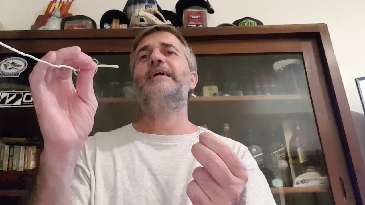 Como dar nó no arpão da arma de mergulho!!!!