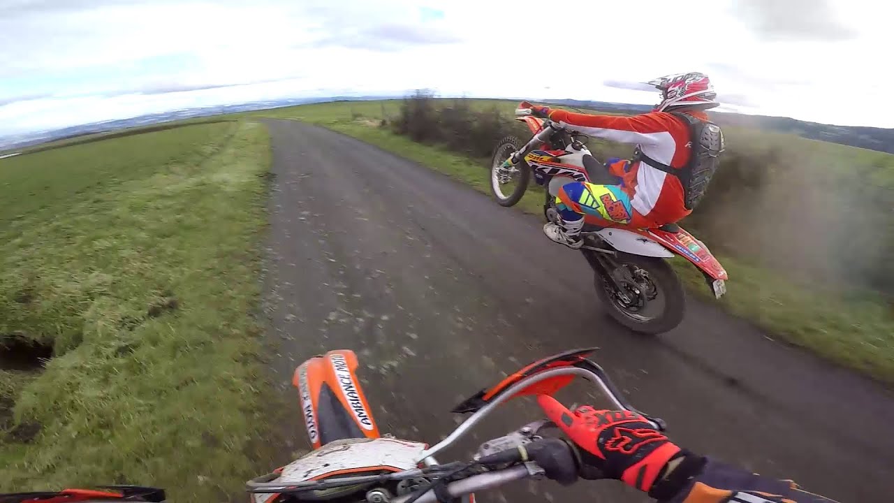 Ktm 125exc Chasing Ktm 350exc-f 2014 | Gazz & Wheelies