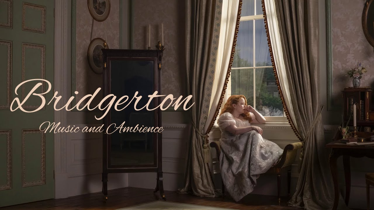 Penelope Featherington 🌸 I Bridgerton Instrumetal Pop Music & Rain Ambience | Study, Relax & Sleep