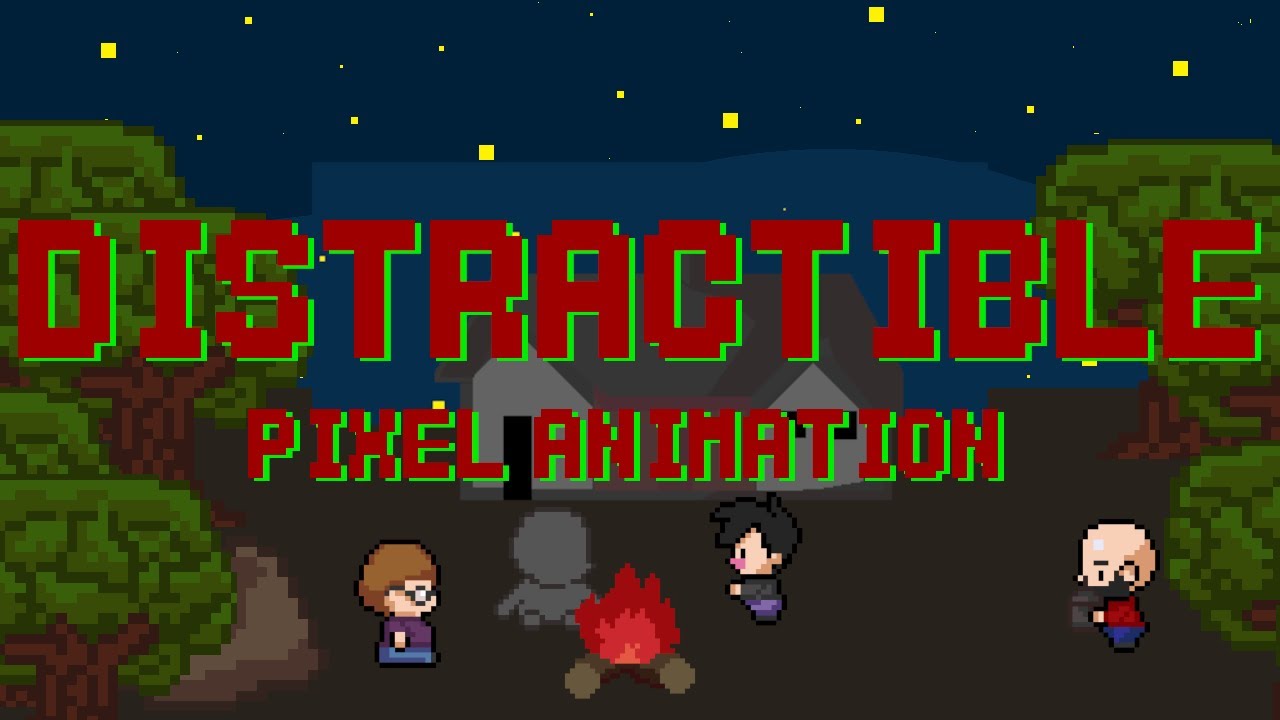 [Distractible Pixel Animation] Supernaturals went Camping, caught with Fake Tech