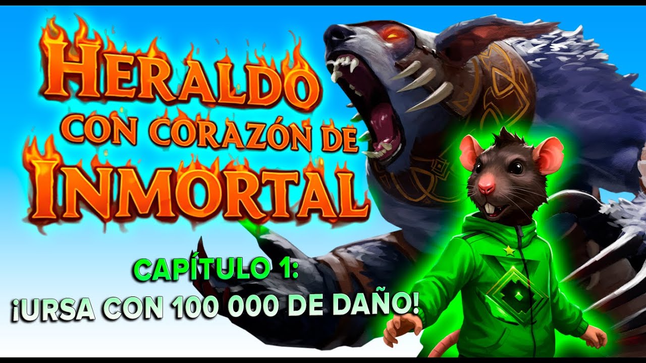 ¡URSA CON 100,000 DE DAÑO!  ROMPE TRONO DE 1 GOLPE  #HERALDO CON CORAZÓN DE INMORTAL! EPISODIO 1