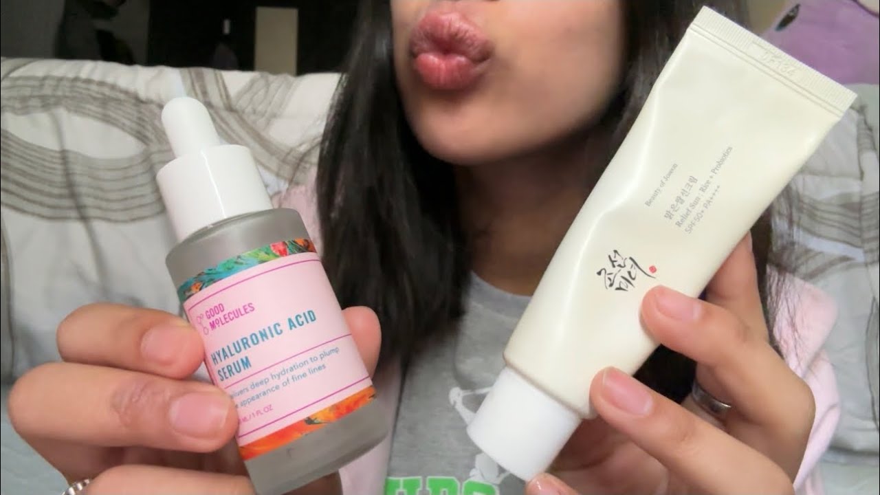ASMR doing your skincare routine rp 🧴🧖‍♀️