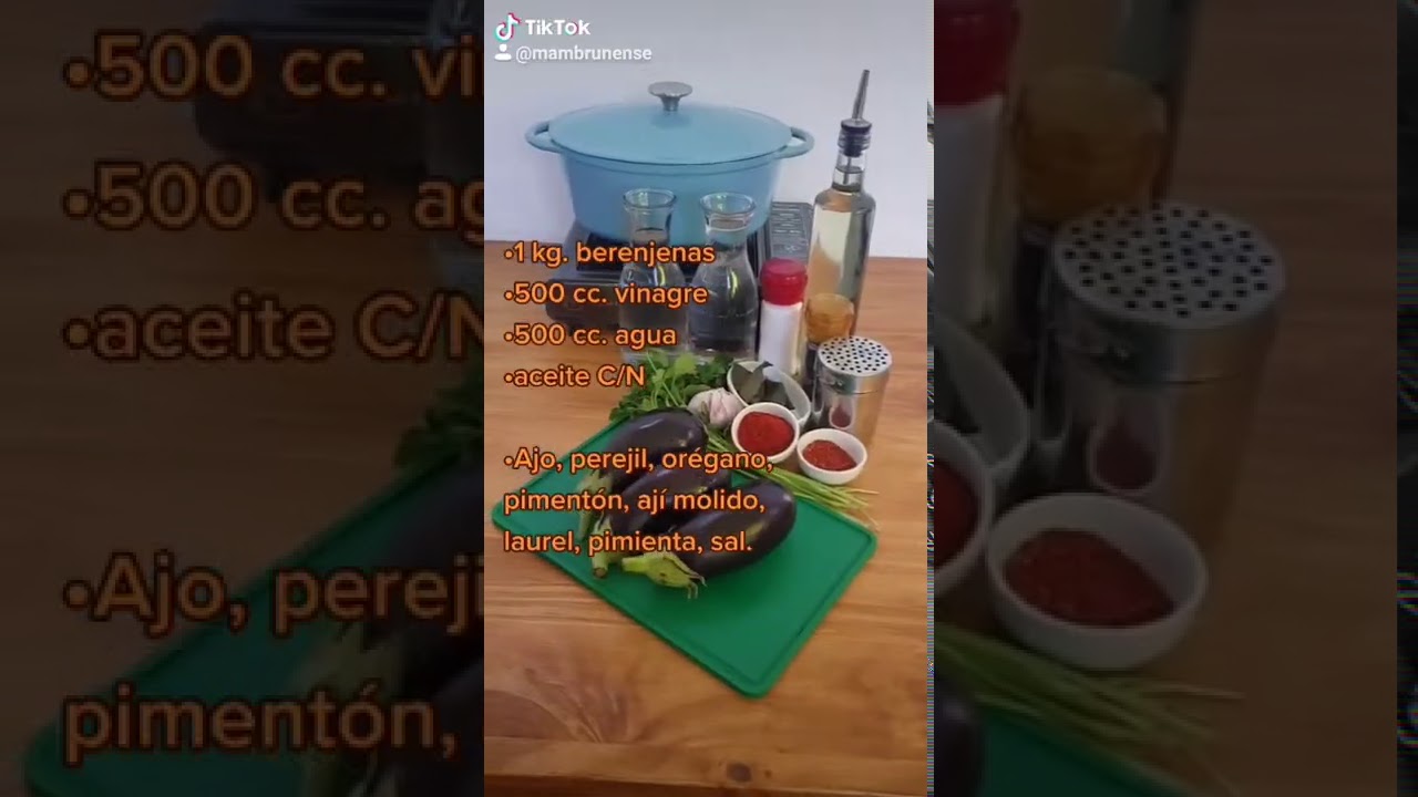 BERENJENAS EN ESCABECHE