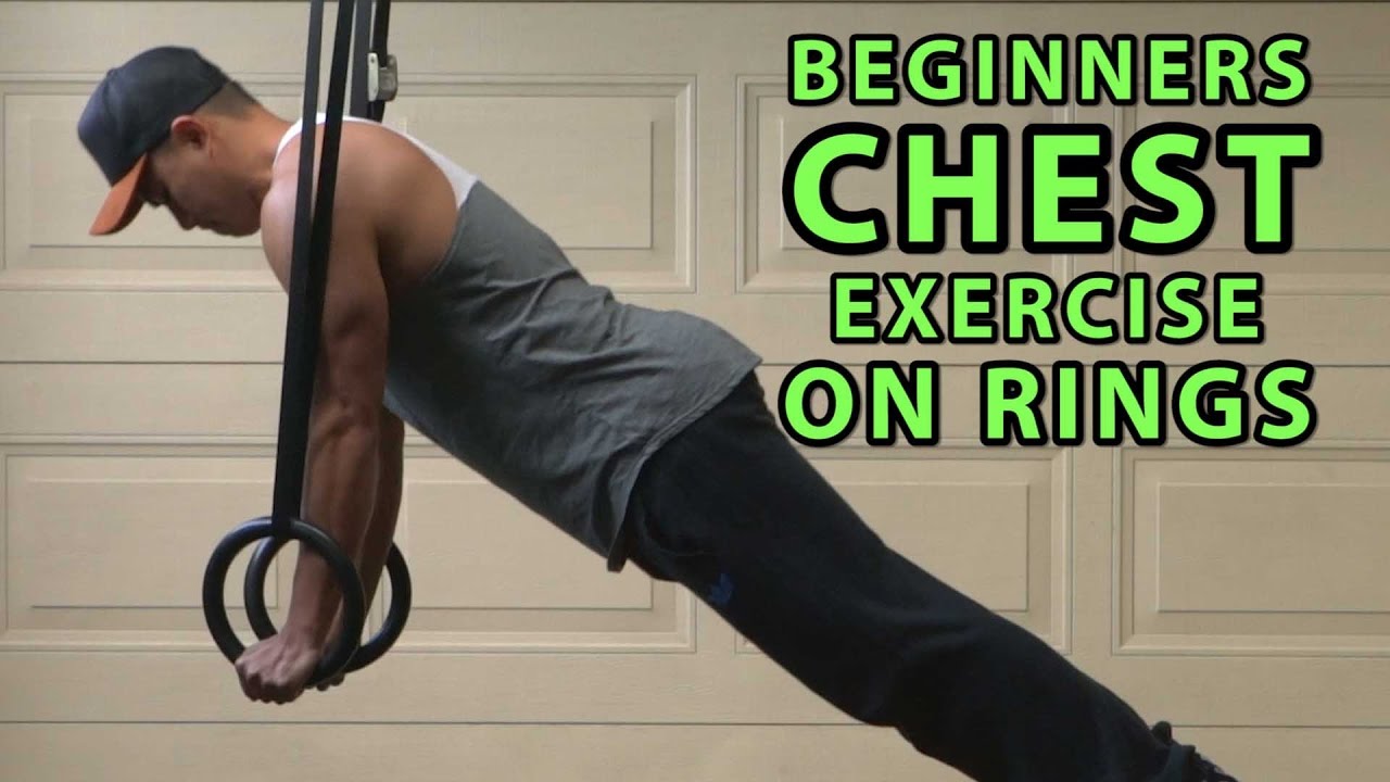 Beginners Chest Workout On Gymnastics Rings
