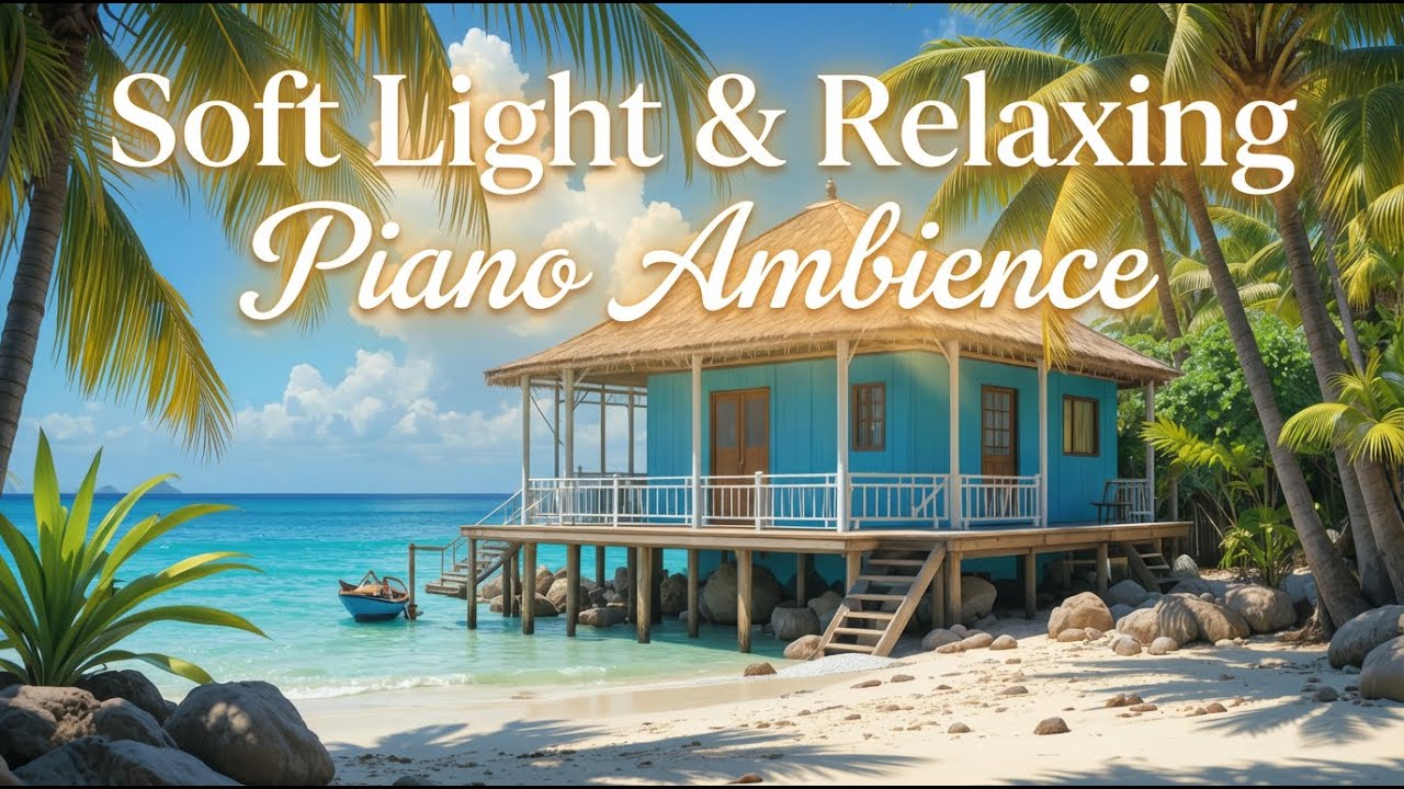 🎹 Soft Piano & Warm Light Ambience | Calming Music for Sleep, Study & Focus