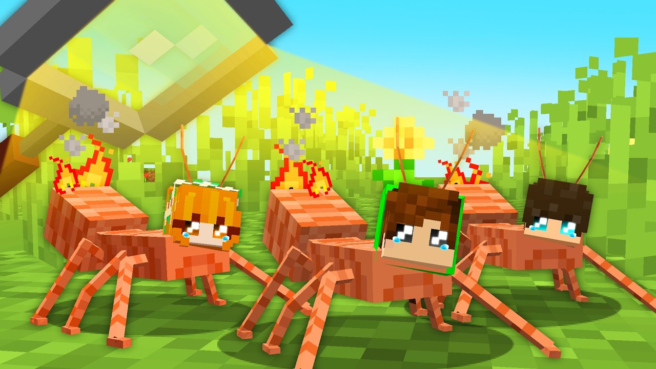 J'ai la VIE DE FOURMI Dans Minecraft