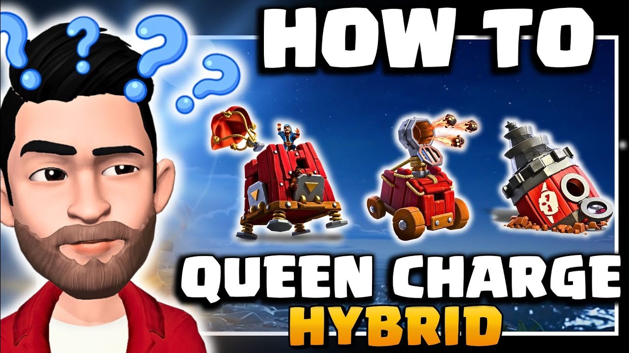 Guide: Queen Charge Hybrid attack strategy in COC! EXPLAINED (Clans of Clans)