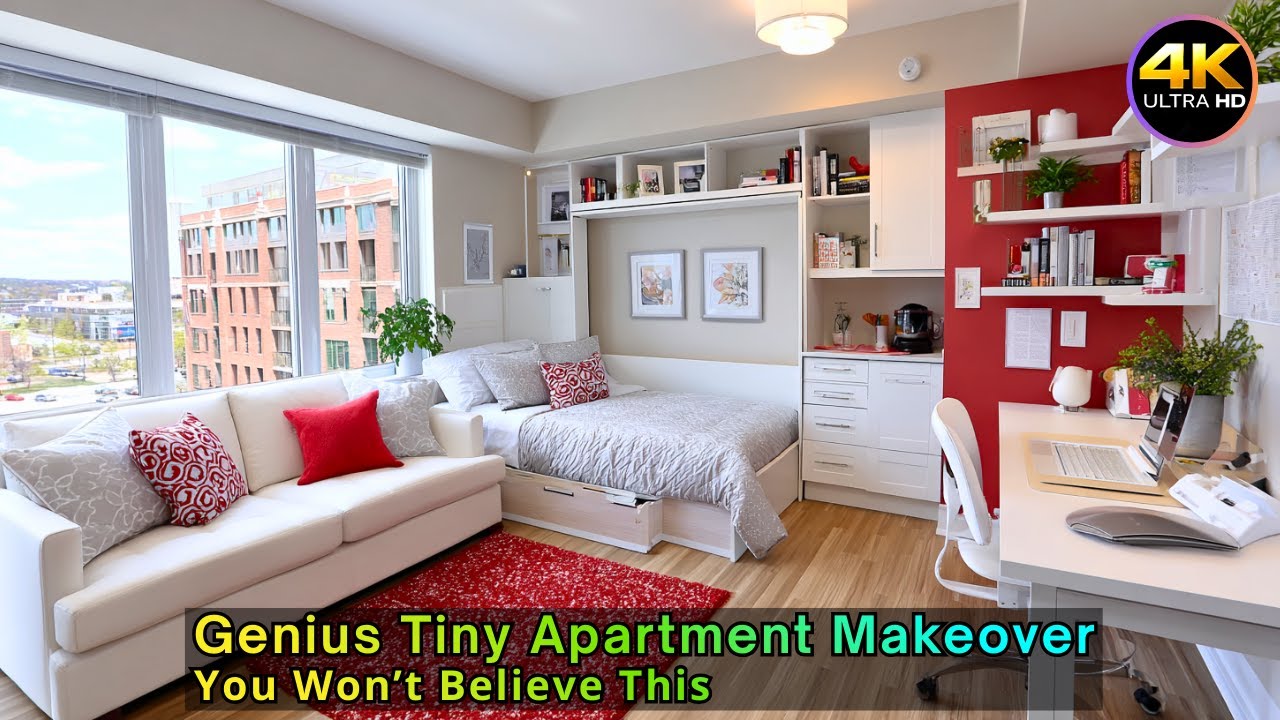 Genius Tiny Apartment Makeover | Space-Saving Interior Design Ideas That Work!