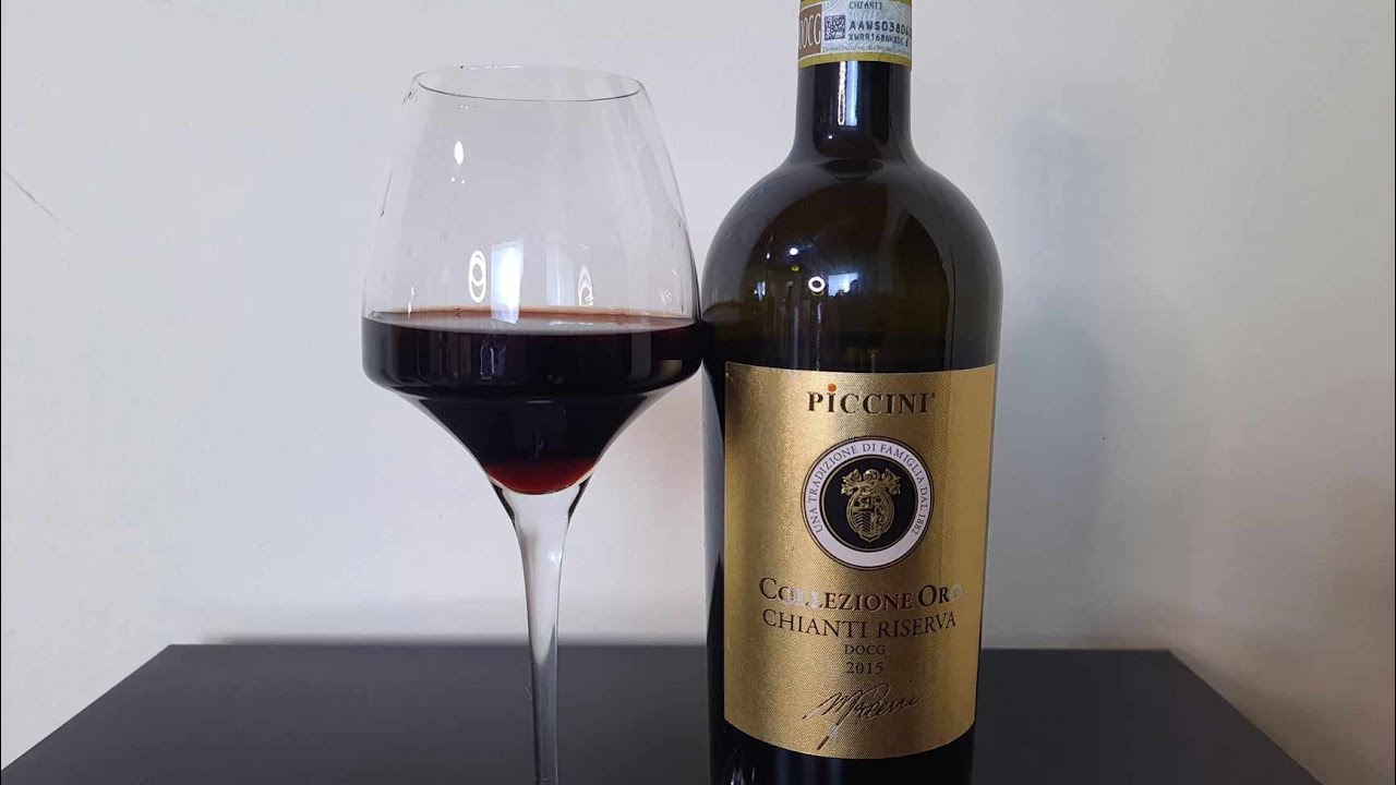 #0386 - Vinho Piccini Collezione Oro Chianti Riserva 2015 #vinho #vino #wine
