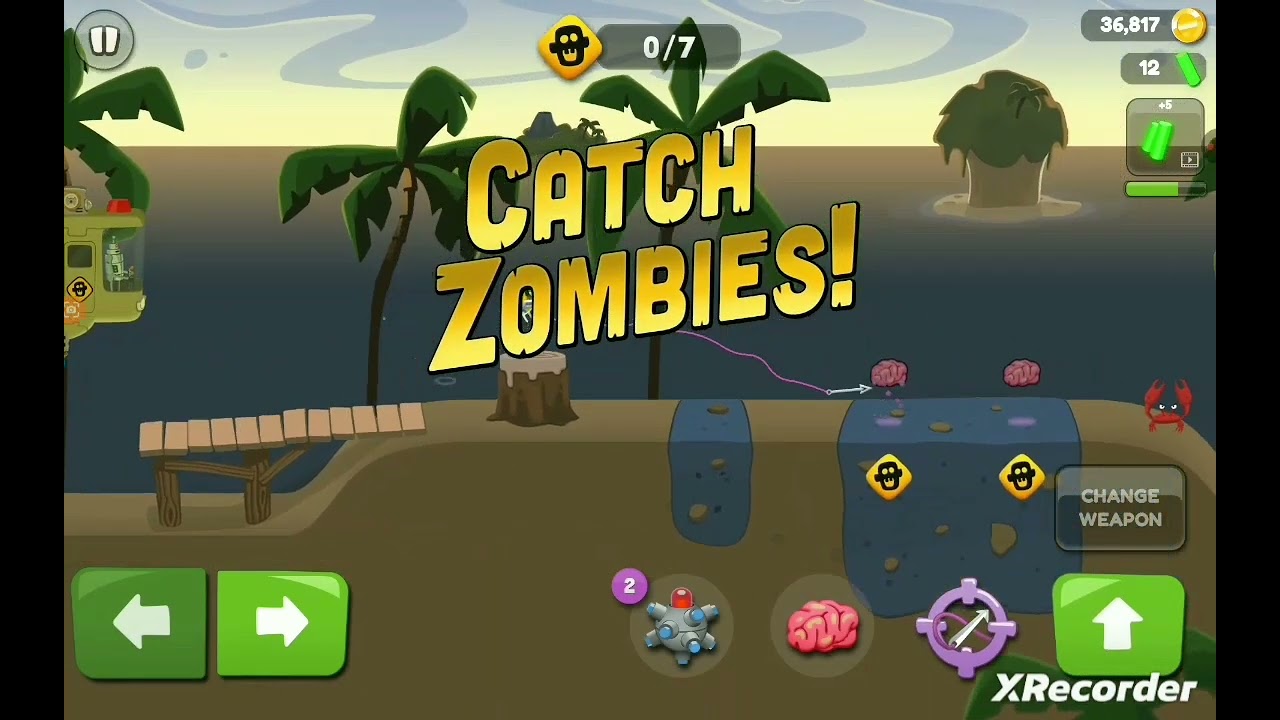 ОХОТА НА 1 ЗОМБИ БОССА27 часть #ZombieCatchersgame