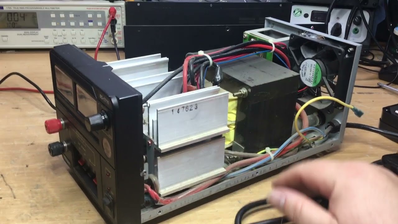 Repair of RAPID PSU 30 Amp 3 to 20v Bench Power Supply to component level, Model 85-1711