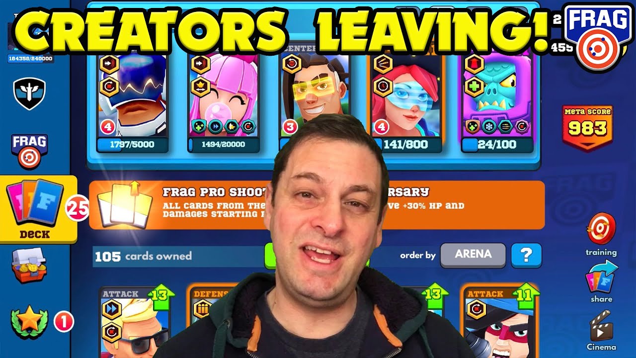 Why are Content Creators Leaving Frag Pro Shooter