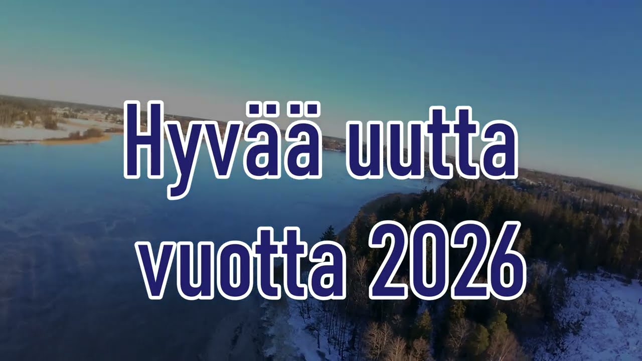 Hyvää uutta vuotta 2026!