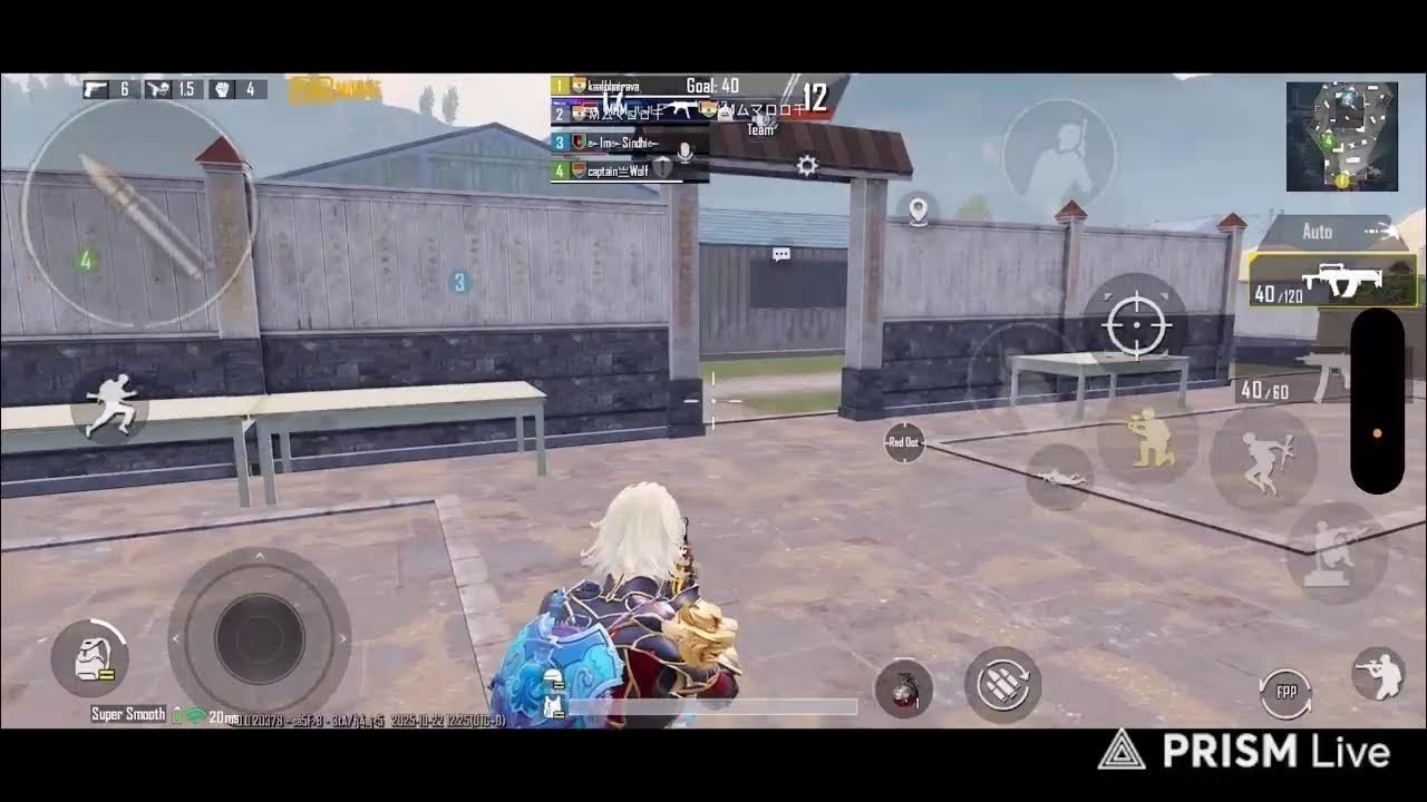 Live streaming of  PUBG game play 