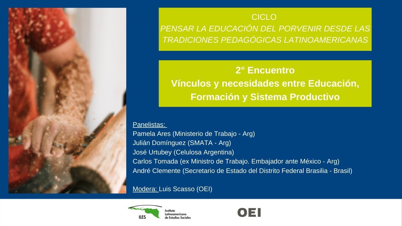 Vínculos y necesidades entre Educación, Formación y Sistema Productivo