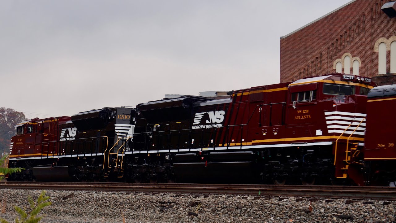NS 1230 and 1231 make their maiden voyage in their new OCS paint! 11/09/25 - Wilmerding, PA
