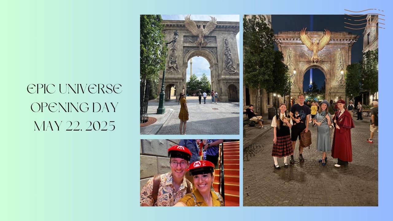 DOCUMENTARY: WE DID ALL RIDES ONE DAY ON EPIC UNIVERSE OPENING DAY | Meghan and Andrew