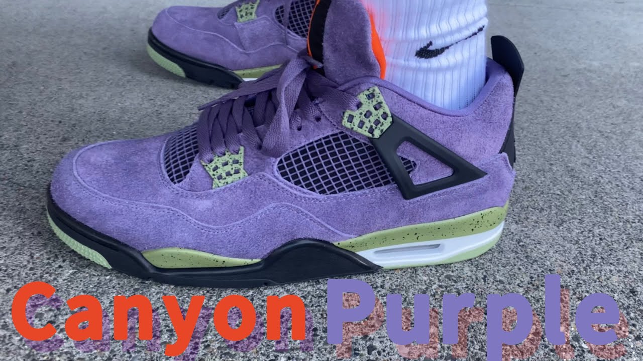 Air Jordan 4 Canyon Purple - On Foot Review and Sizing Guide - Option B