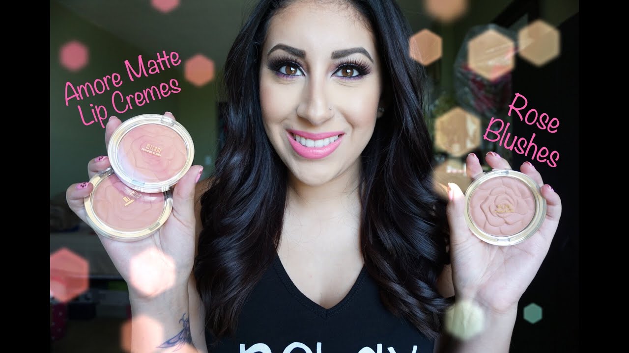 Milani LE Amore Matte Lip Cremes & Rose Blushes 🌹💋❤️