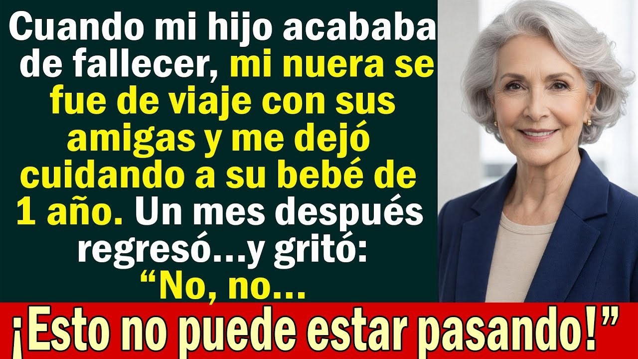 Mi Nuera Se Fue De Viaje Un Mes…Y Me Dejó Con Su Bebé De 1 Año