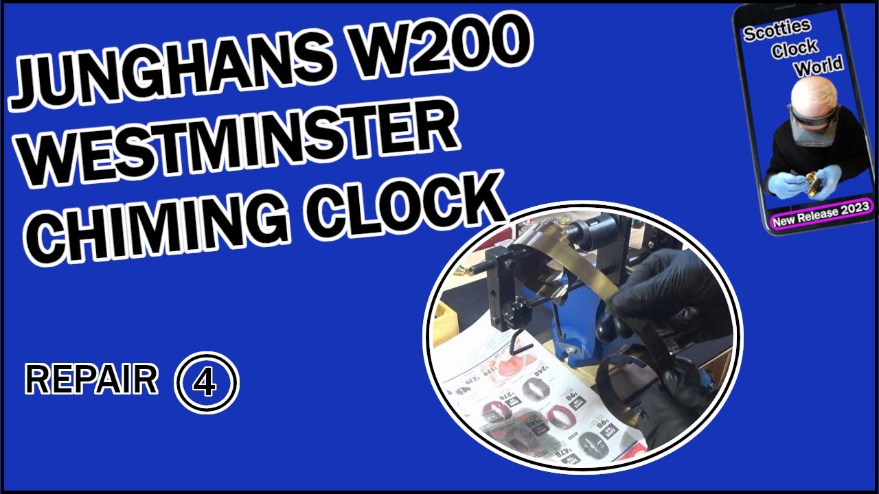 Junghans W200 Westminster Chime Mantle Clock Repair - Part 4