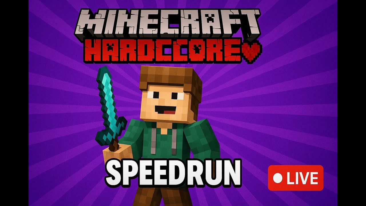MINECRAFT  SPEEDRUN DAY 1