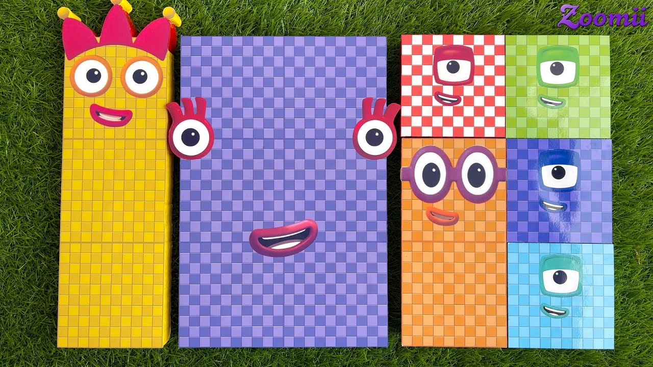 Looking for Numberblocks Puzzle Tetris NEW Big 600 Space ASMR - Numberblocks Satisfying Video #63