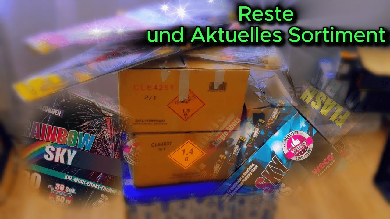 Silvester Reste (Aktuelles Sortiment) Video 1Teil 🔥🧨