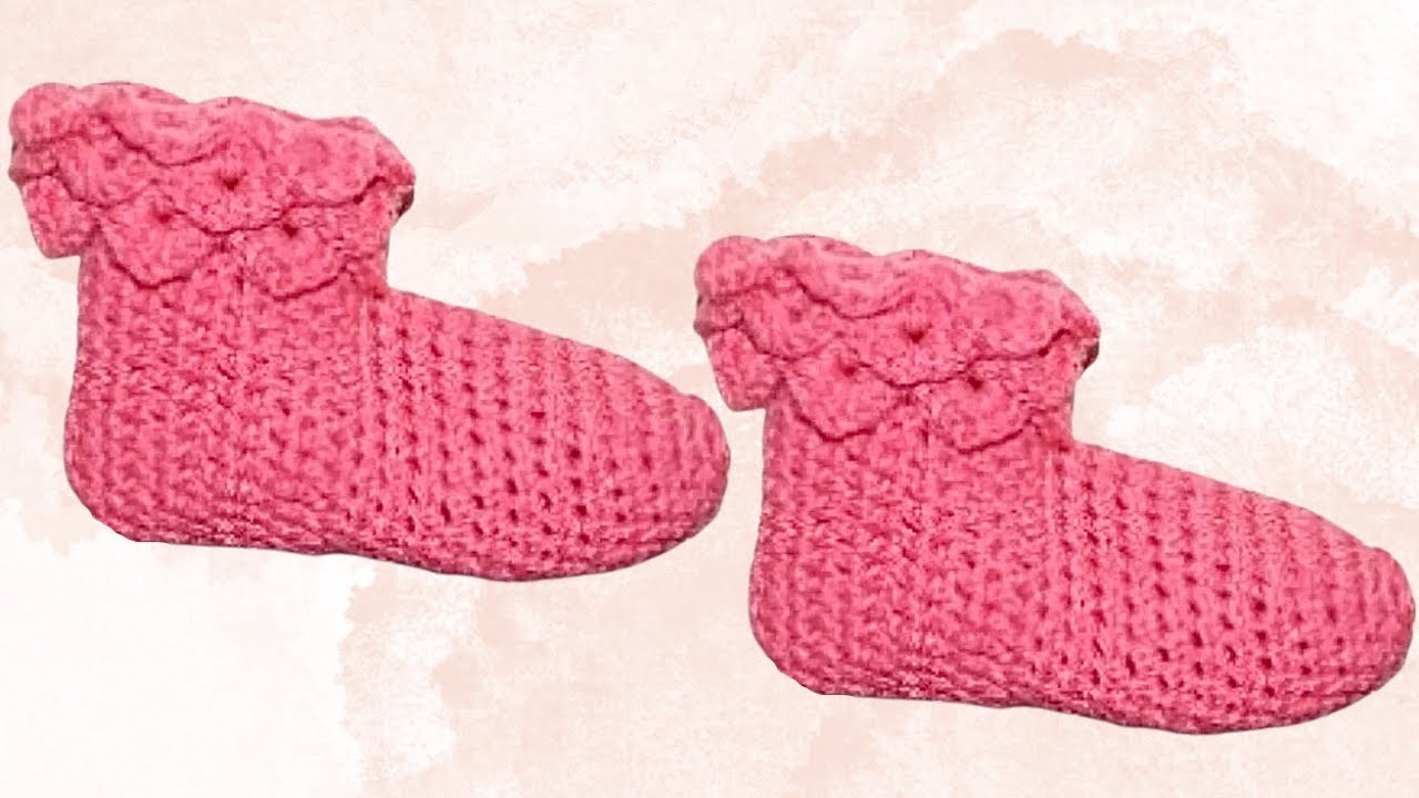 Crafting Crocodile Stitch Adult Size Booties | Crochet Step-by-Step Guide Part 3