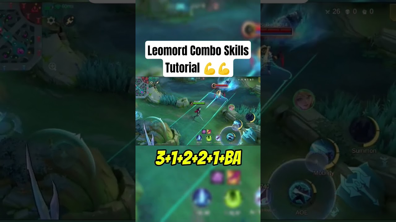 Leomord Combo Skills Tutorial #mobilelegends #mlbb #tutorial