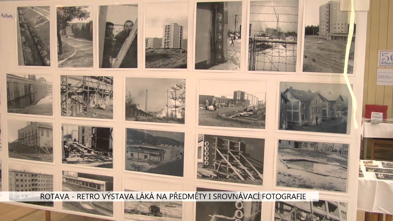 Rotava: Retro výstava láká na předměty i srovnávací fotografie (TV Západ)