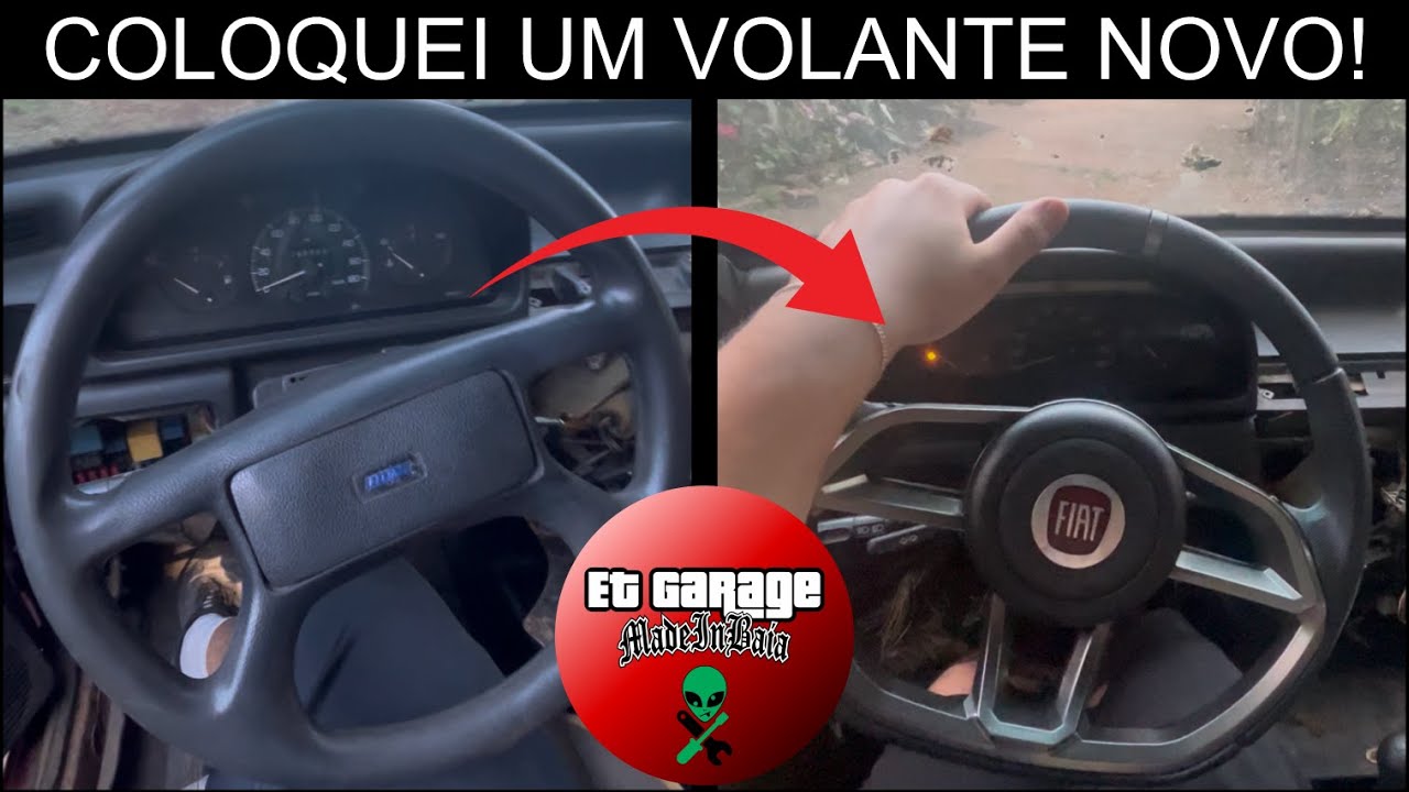 Coloquei um volante esportivo no meu Fiat Uno! – Episódio 01