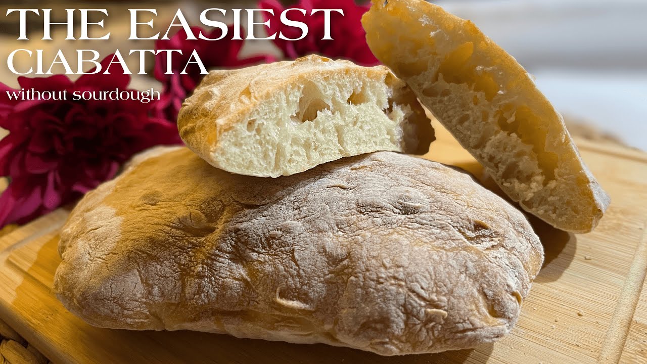 The EASIEST Ciabatta WITHOUT Sourdough | Now I cook only this way | DARIYVLOGS