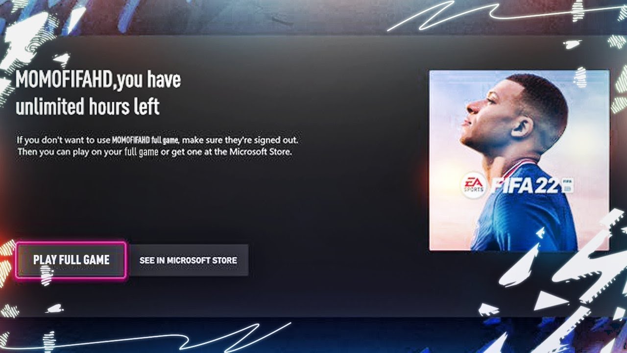 HOW TO DO THE EA ACCESS GLITCH ON FIFA 22!! UNLIMITED HOURS (100% WORKS)