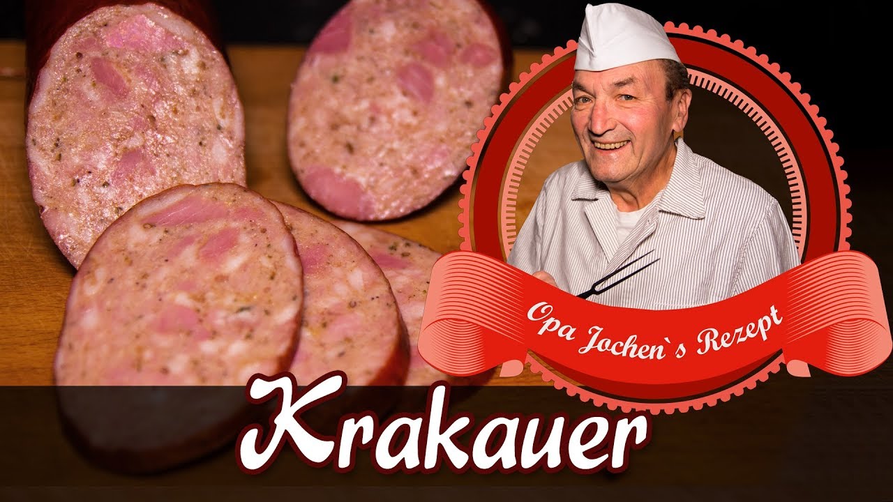 Krakauer selber machen - Wurst selber herstellen - Opa Jochen´s Rezept