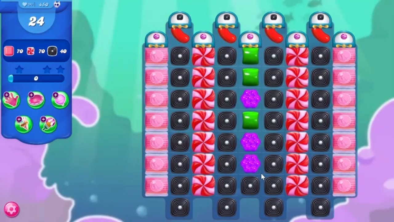Candy Crush Saga LEVEL 450 NO BOOSTERS (new version)