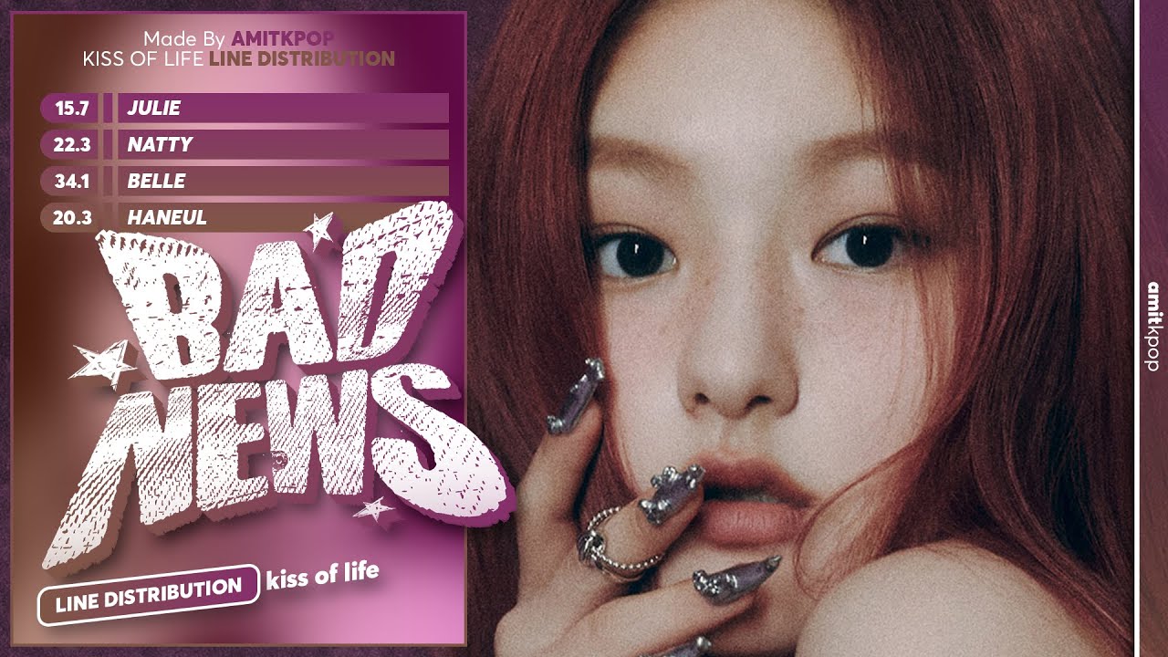KISS OF LIFE - Bad News | Line Distribution