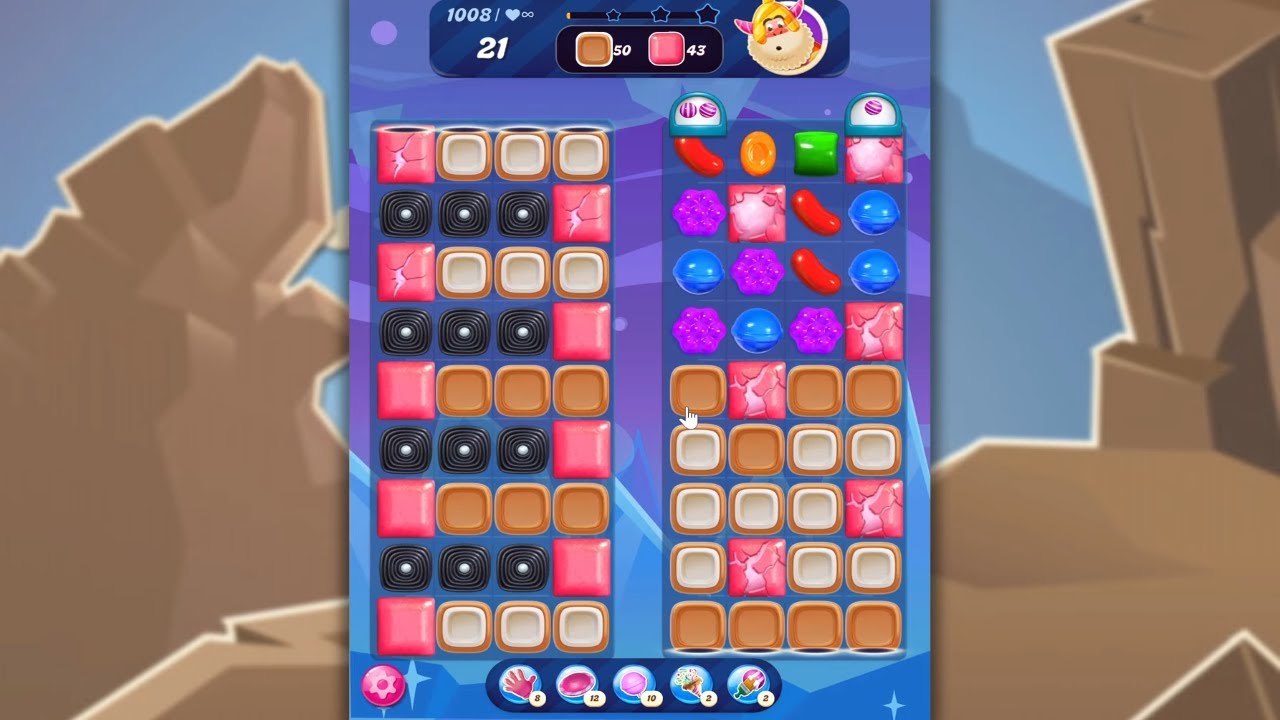Candy Crush Saga LEVEL 1008 NO BOOSTERS (new version)🐟☑️
