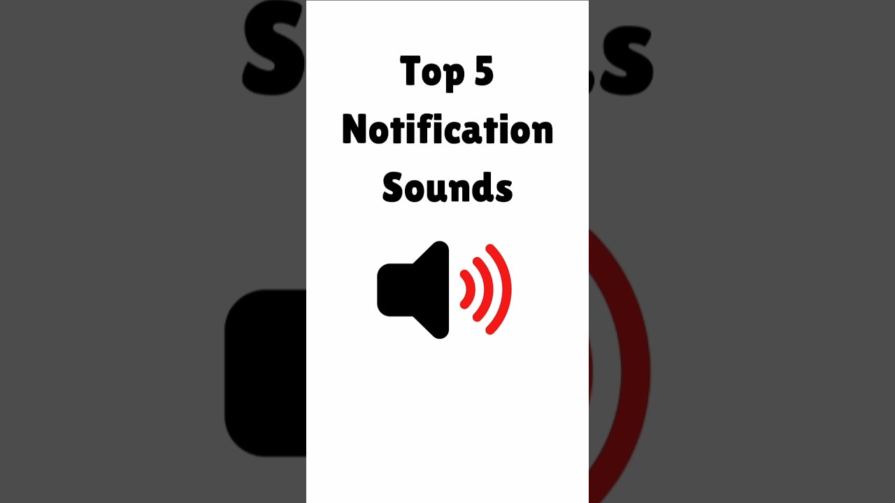 Top 5 notification sounds 🔥 #shorts