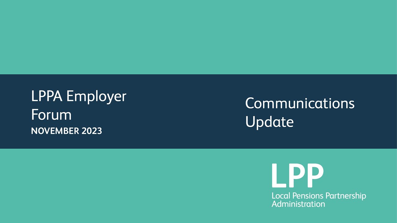 Employer Forum 2023 - Communications Updates