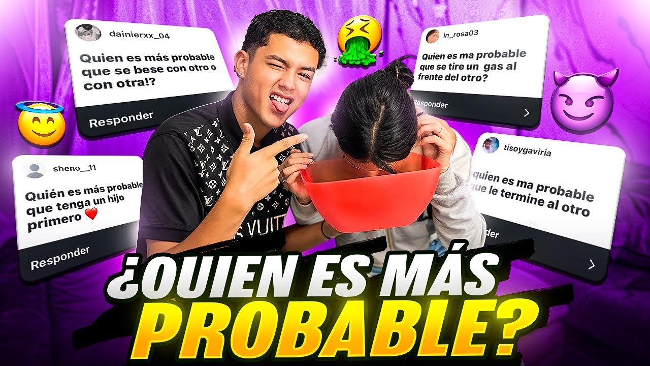 ¿QUIEN ES MAS PROBABLE? 🫣