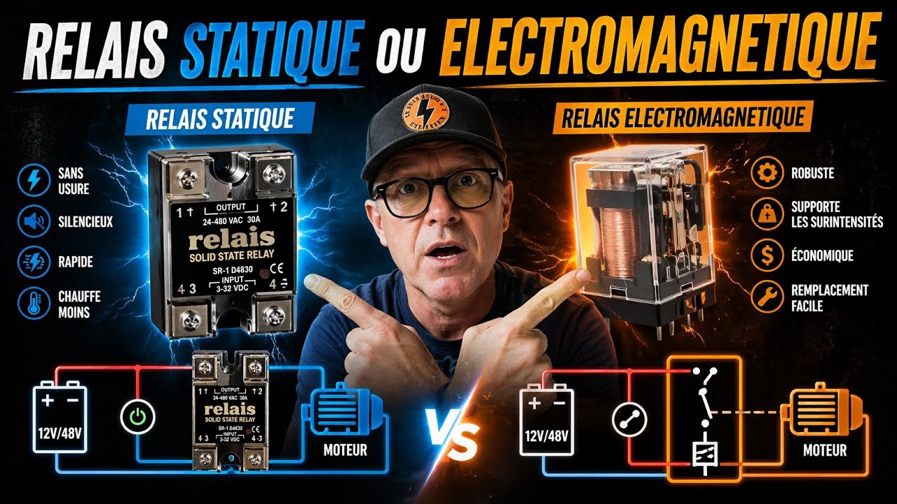 RELAIS STATIQUE ou ELECTROMAGNETIQUE