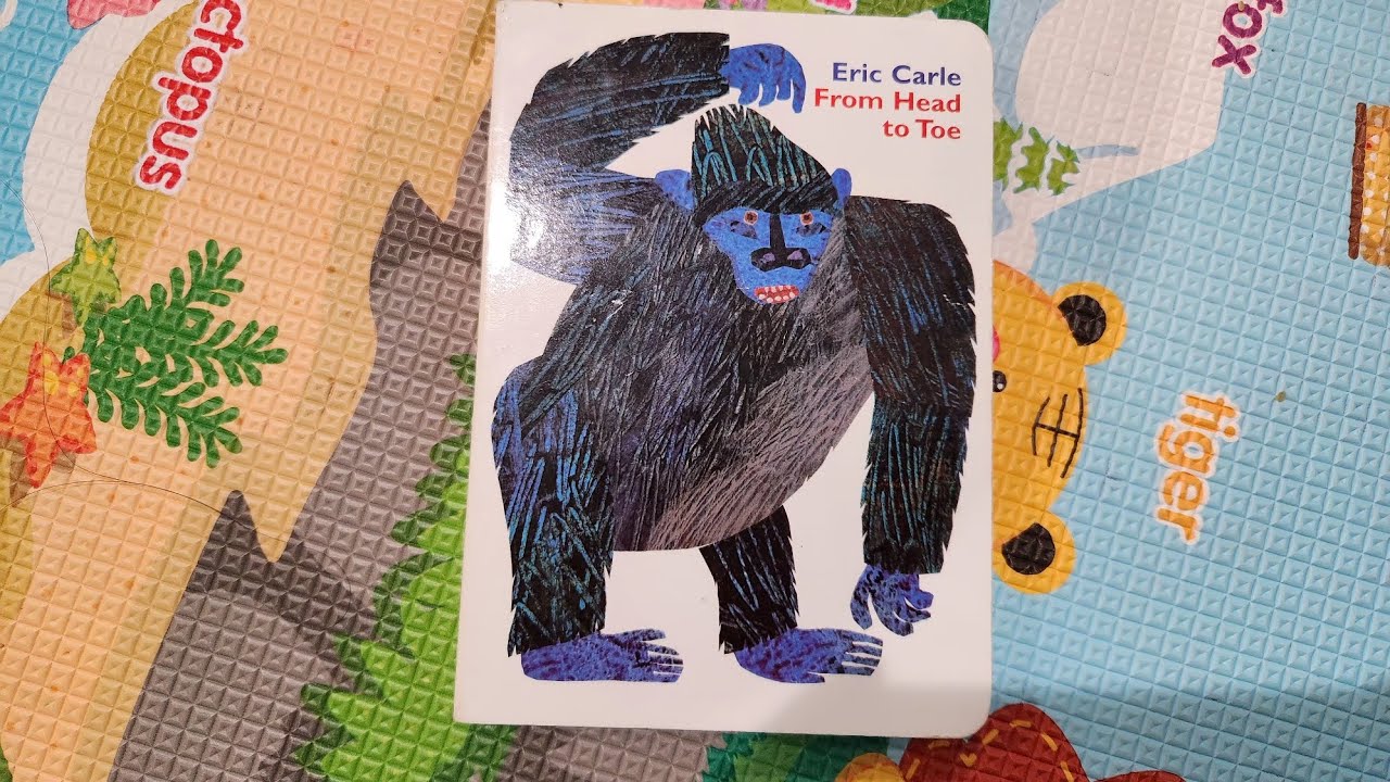 From Head to Toe by Eric Carle～ 非常推荐！宝宝喜欢跟着做动作的绘本～一岁多就可以开始看～ #babybooks #bookreview #ericcarle #绘本
